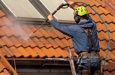 Démoussage et hydrofuge de toiture à Fourmagnac